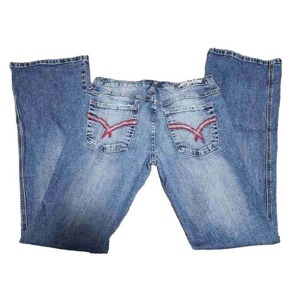 Baby Phat Y2K Size 9 Bootcut Light Wash Low Rise Jeans - Picture 15 of 15